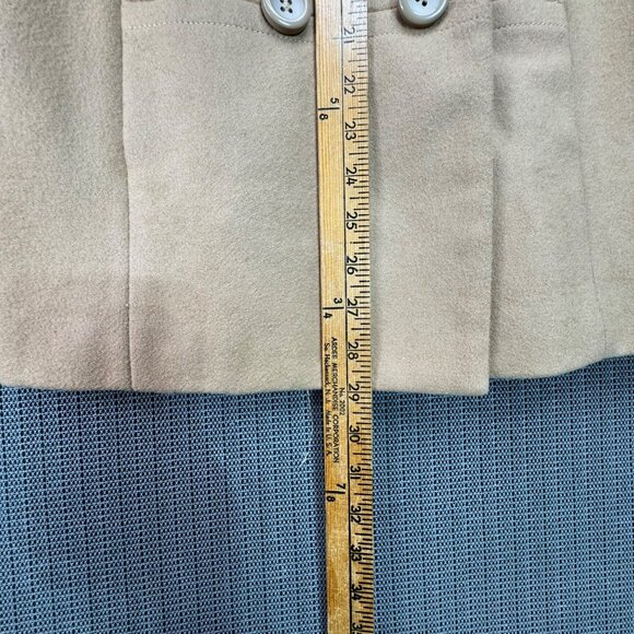 Gap Womens Double-Breasted Peacoat Tan Size Medium - Picture 5 of 8